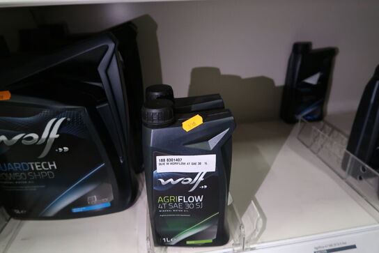 2 dunke olie WOLF 4T SAE 30 SJ 1L
