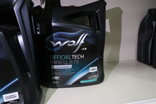2 dunke olie WOLF 0W30 LL III FE 5L