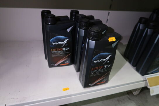 6 dunke olie WOLF 75W90 GL 5 1L