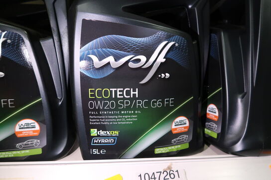 3 dunke olie WOLF 0W20 SP/RC G6 FE 5L