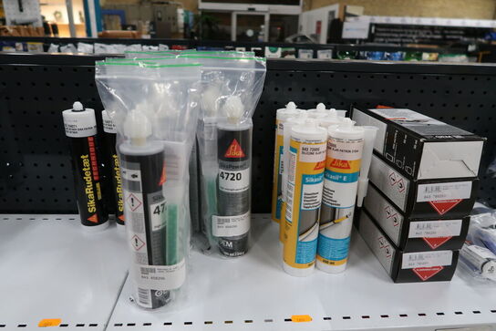 Hylde med div. Fugemasse SIKA