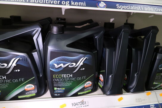 3 dunke olie WOLF 0W20 SP/RC G6 FE 5L