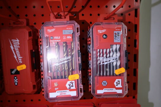 4 stk. borsæt MILWAUKEE