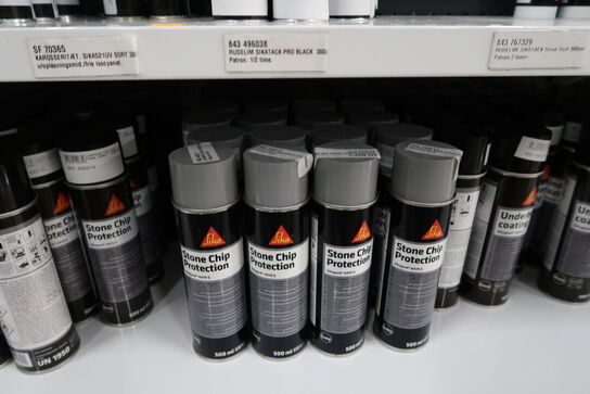 Hylde med div. Coating, voks m.m. SIKA