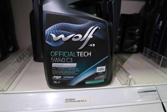 4 dunke olie WOLF 5W40 C3 5L