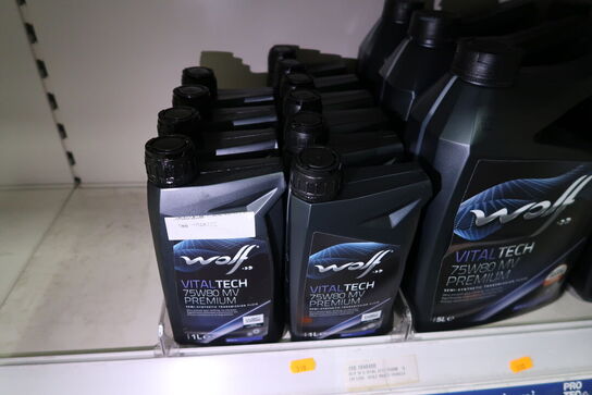 10 dunke olie WOLF 75W80 MV PREMIUM 1L