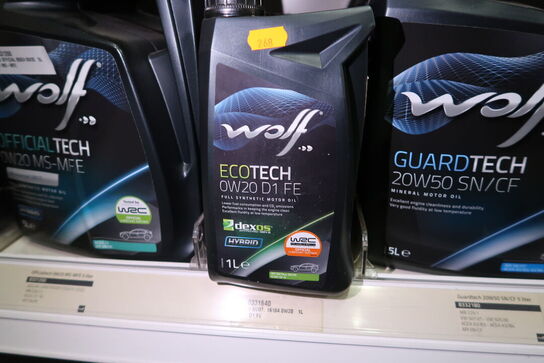 7 dunke olie WOLF 0W20 D1 FE 1L