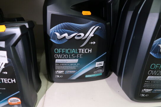 3 dunke olie WOLF 0W20 LS-FE 5L