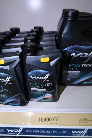 5 dunke olie WOLF 75W90 MV 1L