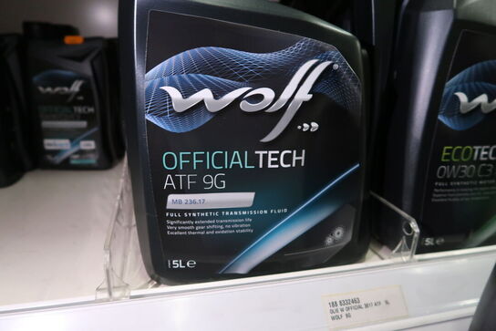 2 dunke olie WOLF ATF 9G 5L