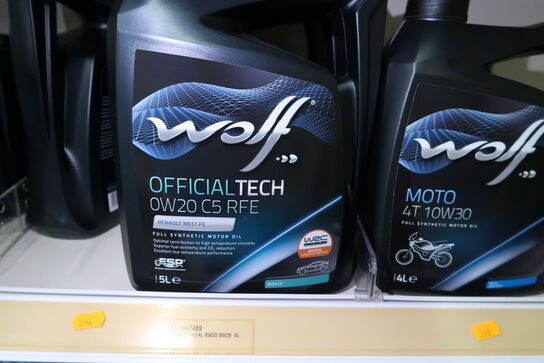 4 dunke olie WOLF 0W20 C5 RFE 5L