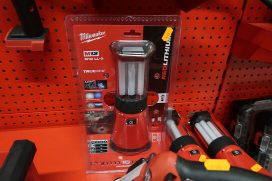 3 stk. arbejdslamper MILWAUKEE M12 LL-0