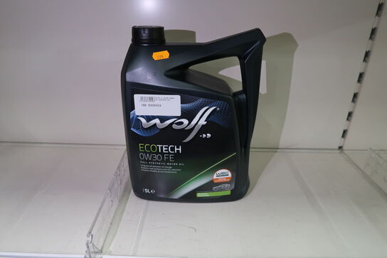 1 dunk olie WOLF 0W30 FE 5L