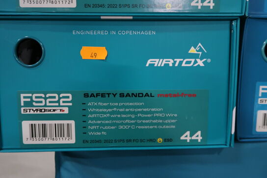 Sikkerhedssandal AIRTOX FS22 Str: 44
