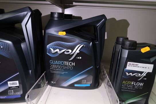 3 dunke olie WOLF 20W50 SHPD 5L