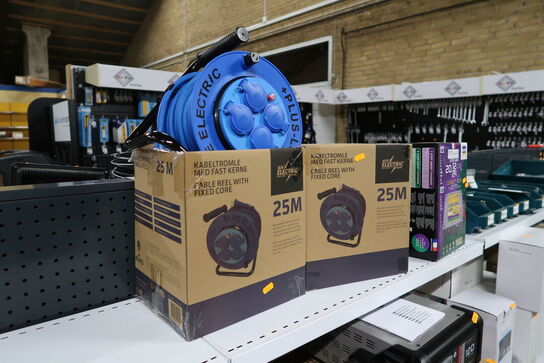 2 stk. kabeltromler BLUE ELECTRIC