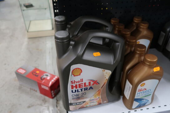 2 dunke olie SHELL HELIX 0W-20 5L