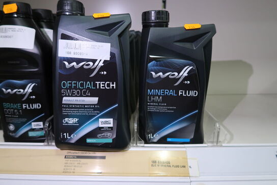 7 dunke olie WOLF 5W30 C4, LHM 1L