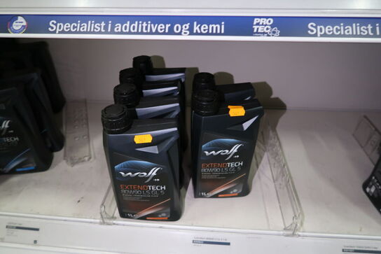 6 dunke olie WOLF 80W90 LS GL 5 1L