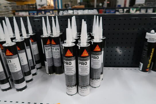 Hylde med div. Fugemasse SIKA