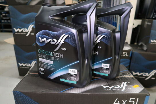 6 dunke olie WOLF 0W30 LL III FE 5L