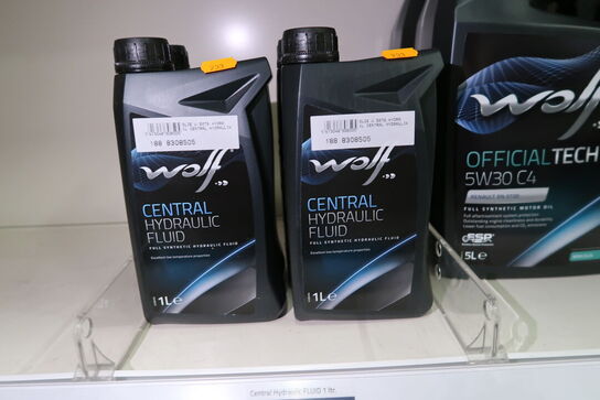 4 dunke olie WOLF Hydraulic Fluid 1L