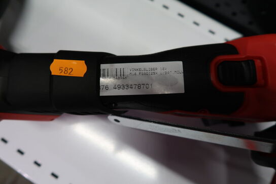 Akku vinkelsliber MILWAUKEE M18 FSAG125X