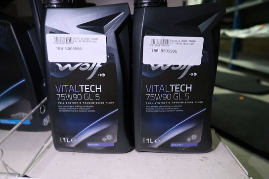 9 dunke olie WOLF 75W90 GL 5 1L