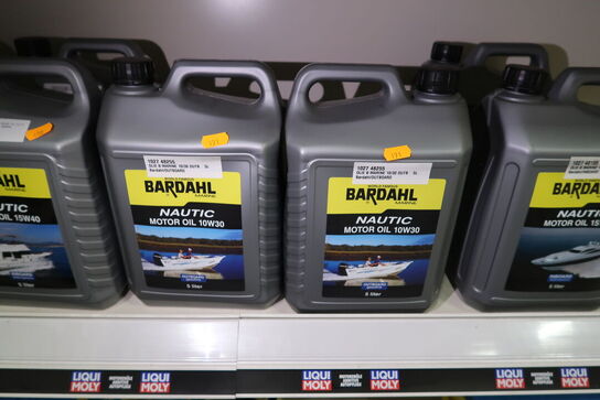 2 dunke olie BARDAHL 10W30 5L