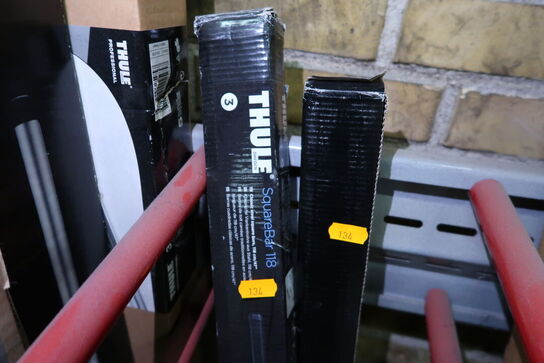 2 stk. tagboks tilbehør THULE SquareBar 118, Load Bar