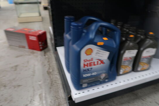 2 dunke olie SHELL HELIX HX7 10W-40 5L
