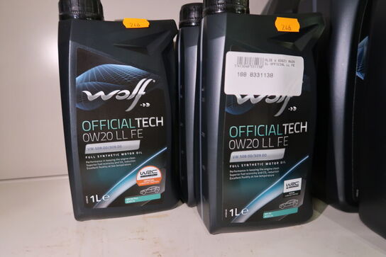 3 dunke olie WOLF 0W20 LL FE 1L