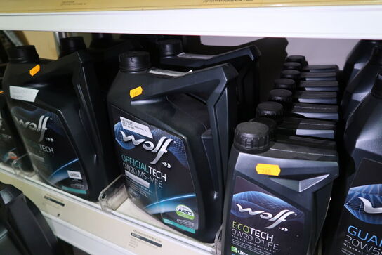 2 dunke olie WOLF 0W20 MS-MFE 5L