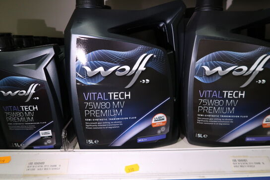 3 dunke olie WOLF 75W80 MV PREMIUM 5L