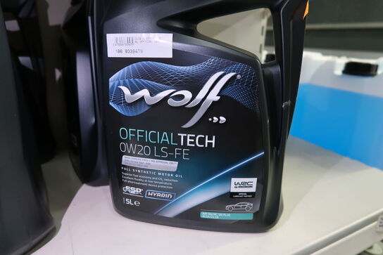 4 dunke olie WOLF 0W20 LS-FE 5L