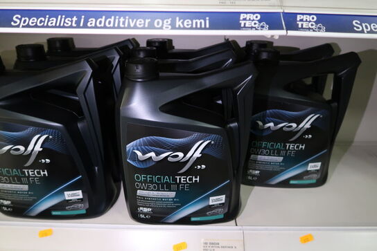 3 dunke olie WOLF 0W30 LL III FE 5L