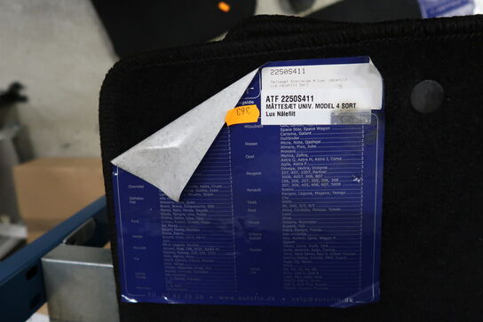 Måttesæt Uni. Model 4 sort