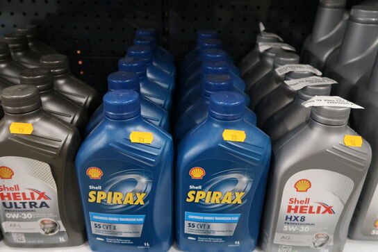 12 dunke olie SHELL SPIRAX S5 CVT X 1L