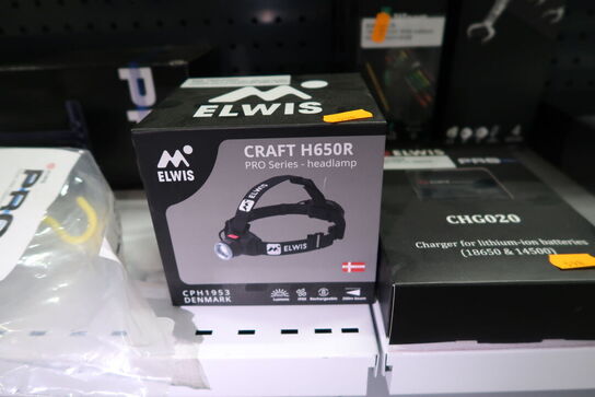 Pandelygte samt lader ELWIS