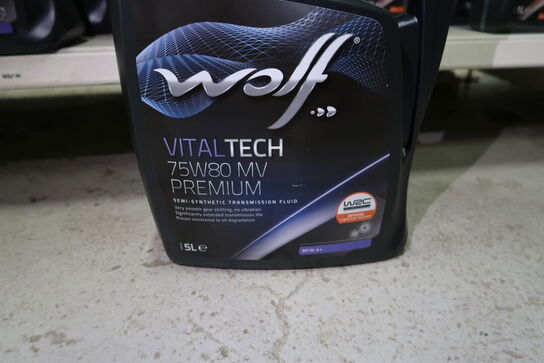 1 dunk olie WOLF 75W80 MV 5L