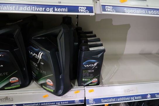 7 dunke olie WOLF 0W20 5L, 5W30 1L