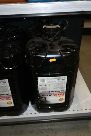 2 dunke olie SHELL HELIX ULTRA SN PLUS 0W-20 20L