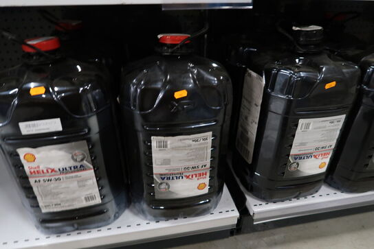 2 dunke olie SHELL HELIX ULTRA AF 5W-30 20L