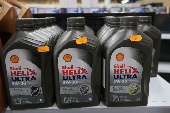17 dunke olie SHELL HELIX ULTRA 5W-30 1L