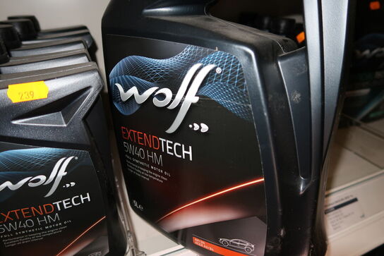 1 dunk olie WOLF 5W40 HM 5L