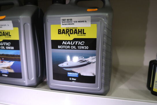2 dunke olie BARDAHL 15W30 5L