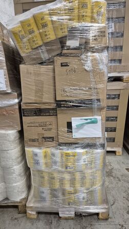 17 paller med diverse overskud fra Jysk Kemi Service