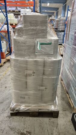 17 paller med diverse overskud fra Jysk Kemi Service