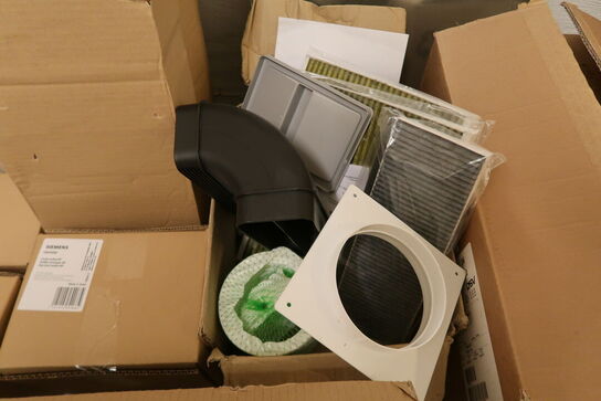 Stort parti Siemens dele til emhætter m.m.