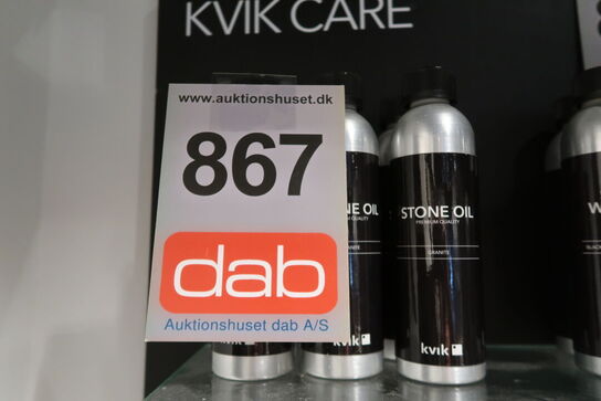 6 stk. Kvik Stone oil - Granite, Premium quality